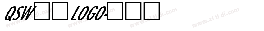 QSW 日文LOGO字体转换